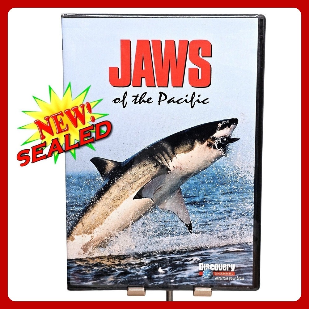 Discovery Channel Jaws Of The Pacific Shark Nature Documentary DVD New Sealed Ra
